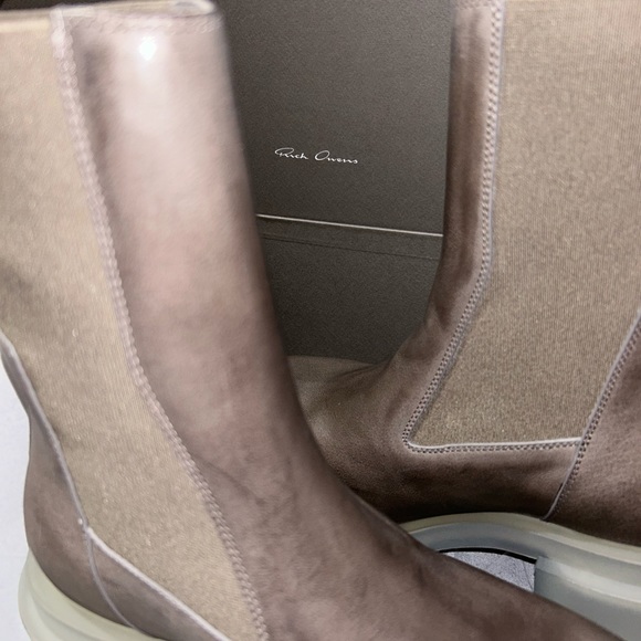 Rick Owens Beatle Abstract Boots Dust/Clear New/Never worn Size 36 - Picture 7 of 10